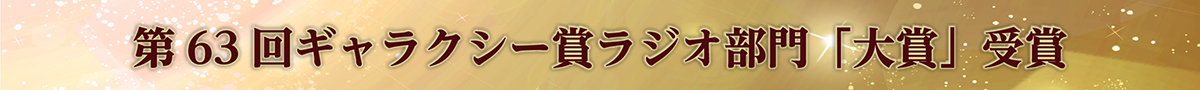 第63回ギャラクシー賞　大賞